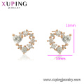 95275 xuping newest market arrival designs noble 18k gold stud earring for women